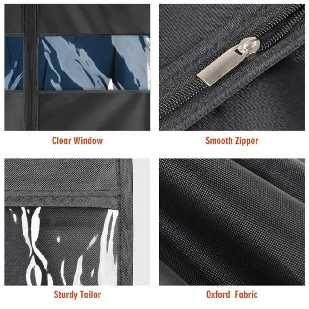 Garment Bag 43 Inch Suit Cover Travel Storage Oxford Fabric Set of 5
